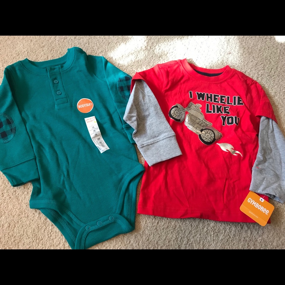 2 new boys shirts